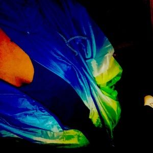 Dip dyed windbreakers